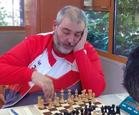 David Fernández en plena partida