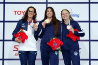 Marián Polo en el podium con su medalla de plata