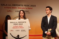 Nagore Folgado y Javier Zaplana