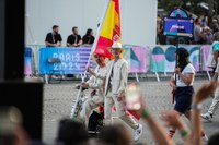 París 2024 Ceremonia  Inauguración abanderada Marta Arce