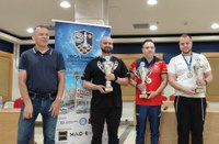 Podio Campeonato Europa ajedrez modalidad rápida