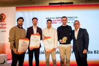 Julián Martín recoge la mención especial a la selección de fútbol para personas con discapacidad visual