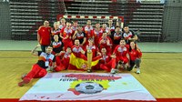 Selección española de fútbol discapacidad visual tras ganar el título de Campeona de Europa