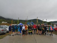 Participantes Carreras de montaña para ciegos en Xorret de Cati 