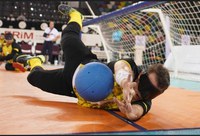 Juan Carlos García, jugador de la selección española de goalball