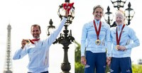 Dai Molina, Susana Rodríguez y Sara Pérez, ganadores del oro en triatlón 