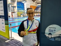 María Delgado en el Europeo 2018