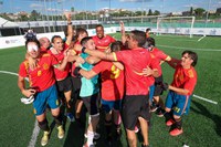 Celebración de la Victoria del Equipo de España