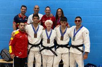 Judokas en el Grand Prix de Birmingham